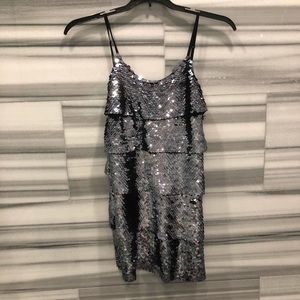 Guess sequin layered dress
